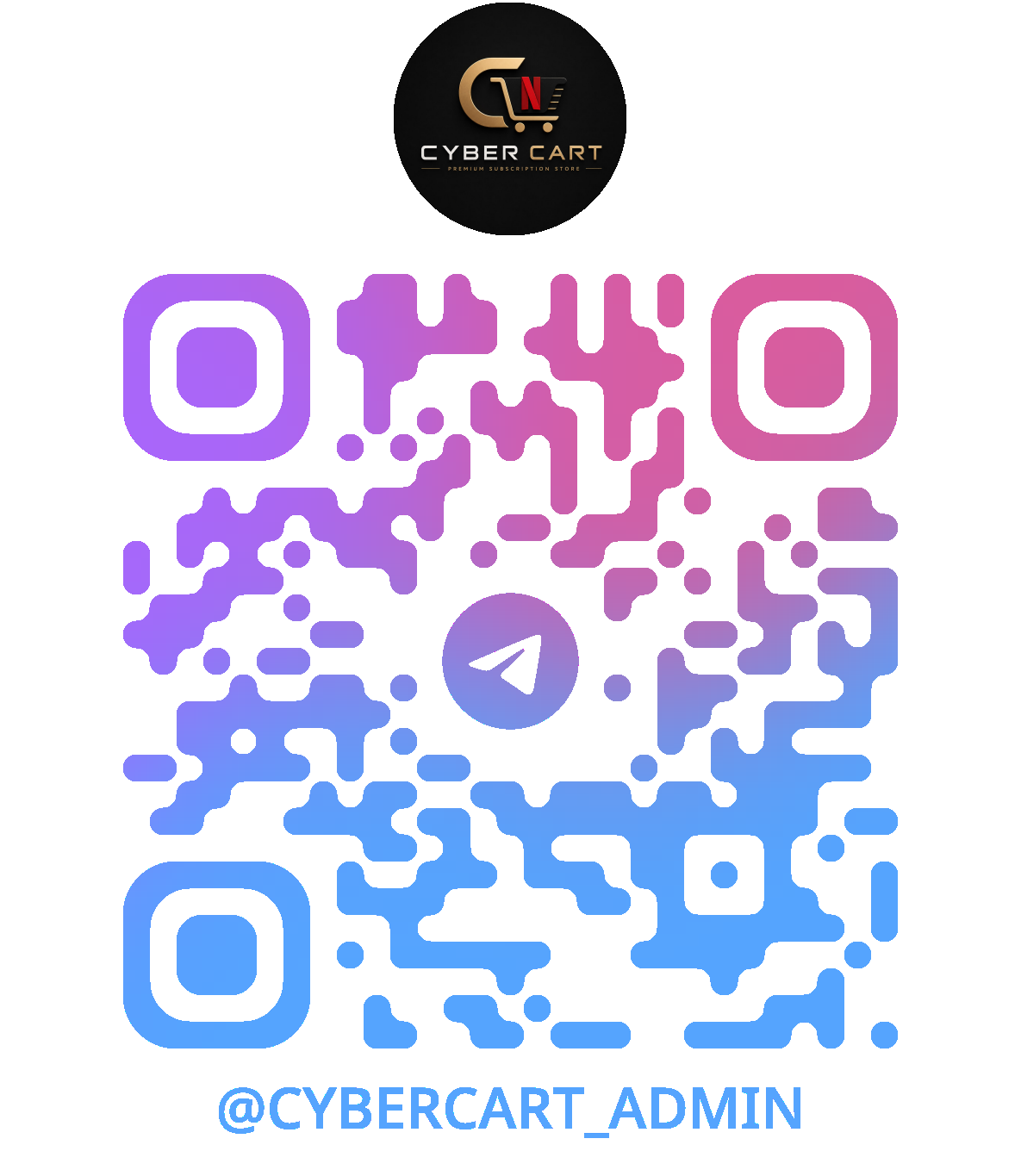 Cyber Cart Telegram QR